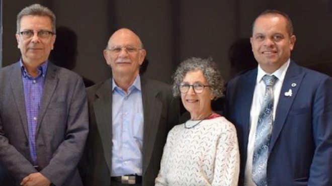 Representantes de los 4 países.